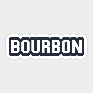 BOURBON Sticker